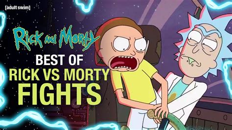 The Best Fights Rick Vs Morty Rick And Morty Adult Swim Youtube