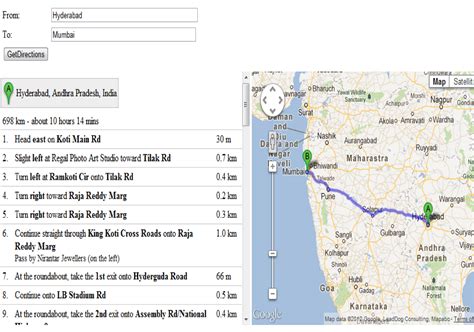 Prasanna Kumar Swain's Blog: Google Map Searching with Get Direction in ...