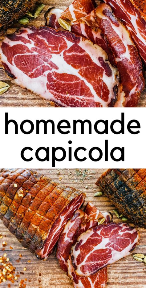 Homemade Capicola Easier Than You Think Cured Meat Recipes