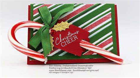 Candy Cane T Card Holder Youtube