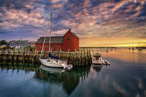 Rockport Harbor At Dawn Photograph By Rick Berk Pixels