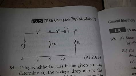 Kirchhoff S Law Questions And Answers Pdf