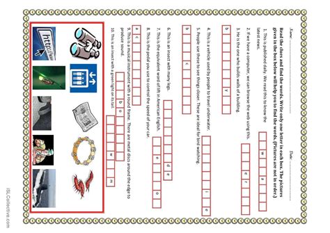 Vocabulary Worksheet: English ESL worksheets pdf & doc