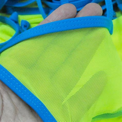 SHERRYLO Sheer Micro Bikini Ekstrim Lihat Melalui Indonesia Ubuy