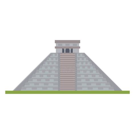 Pir Mide Kukulkan En Chichen Itza M Xico Ilustraci N Del Vector