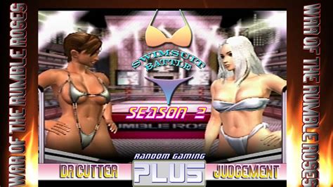 War Of The Rumble Roses Swimsuit Battle S2 Dr Cutter Vs Judgement