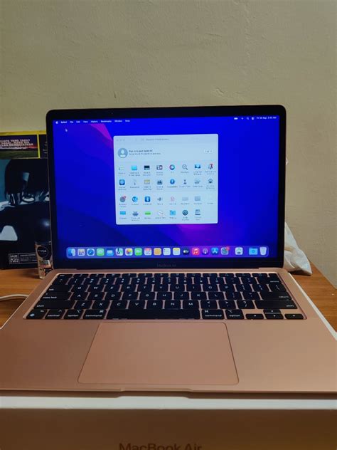 Macbook Air M1 Chip 256gb 13 Inch 2020 Fullset Gold Computers And Tech Laptops And Notebooks On