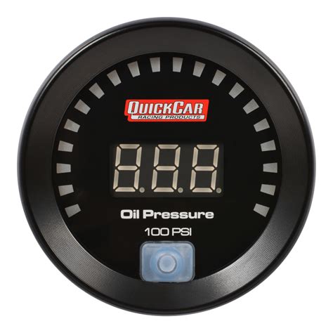 QuickCar Digital Oil Pressure Gauge JOES Racing Products