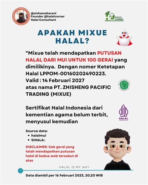 Sempat Jadi Perdebatan Kenapa Baru Sekarang Mui Tetapkan Mixue Halal