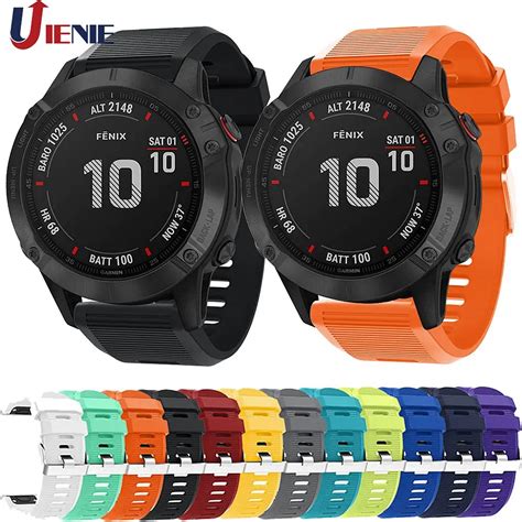 Correa De Silicona De 26mm Para Reloj Garmin Fenix 6X 5X Plus 3 3HR D2