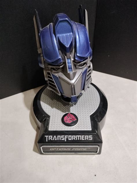 Optimus Prime Transformers Talking Head 2007 Hasbro Night Light Battery