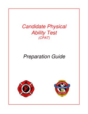 Fillable Online Hr Cityofomaha Candidate Physical Ability Test