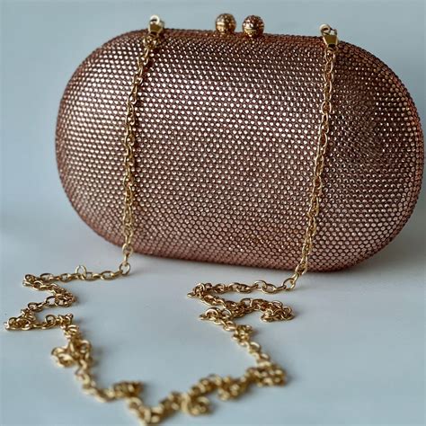 Bolsa Para Casamento Dourada - Bolsa de festa dourada com muito brilho, clutch para casamentos ...
