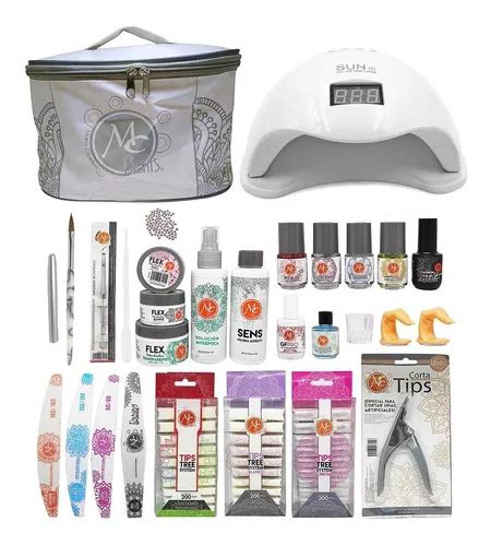 Kit Profesional Para Uñas Acrílicas Lámpara 36 W Regalo