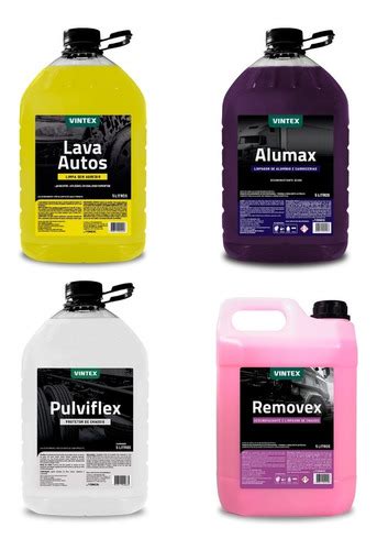 Shampoo Lava Autos Alumax Removex E Pulviflex 5l Vonixx Frete grátis