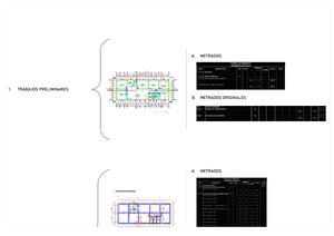 Planos y metrados trabajo 1 Universidad tecnología del Perú Curso