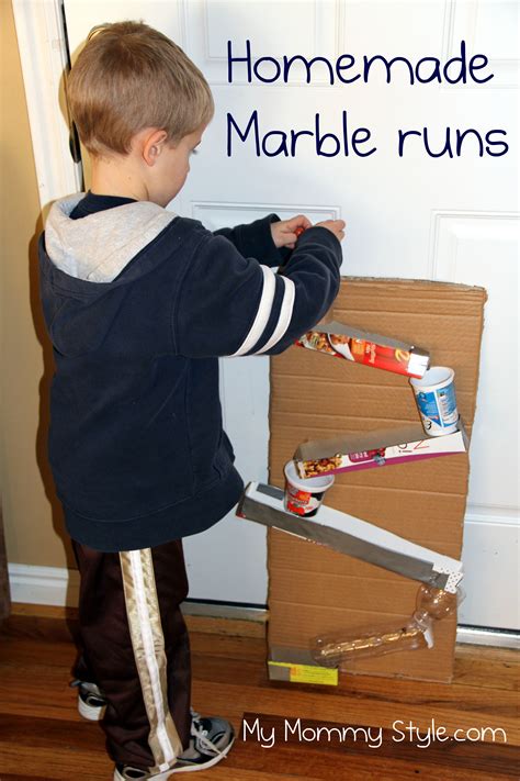 Homemade Marble Run My Mommy Style