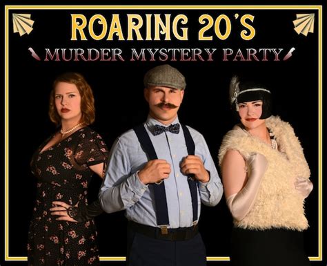 Roaring 20s Murder Mystery Full Party Kit 11 21 Guests Etsy