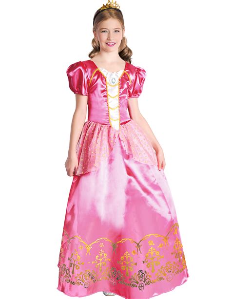 Prinzessin Kost M F R M Dchen Rosa Gold Weiss G Nstige Faschings