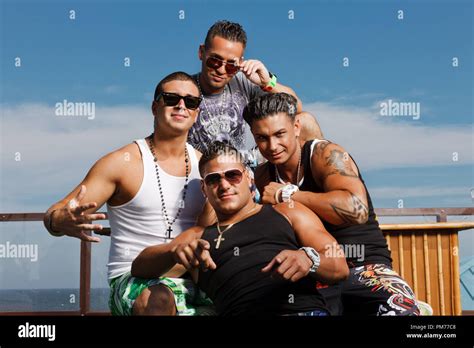 Jersey Shore Cast Members Stock Photo - Alamy