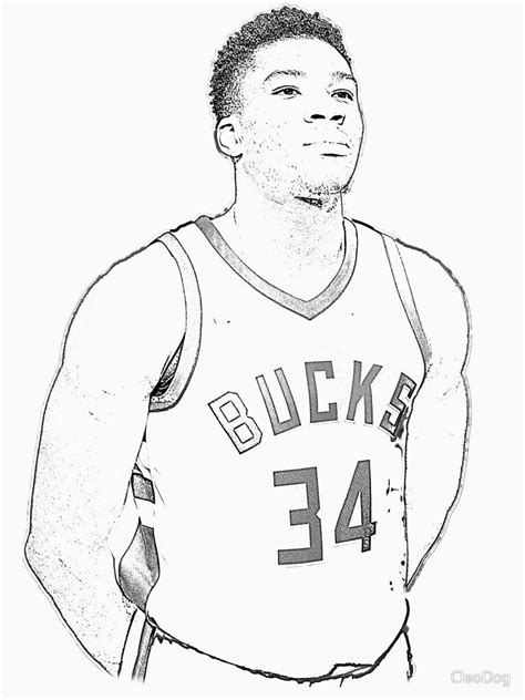 Giannis Antetokounmpo Coloring Pages Free Sports Coloring Pages