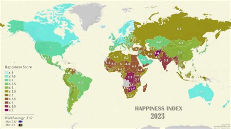 The World’s Happiest Countries (2015 - 2023) - Vivid Maps