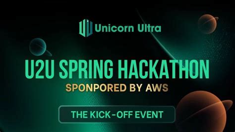 U2U Spring Hackathon Seek The Next Unicorn With AWS