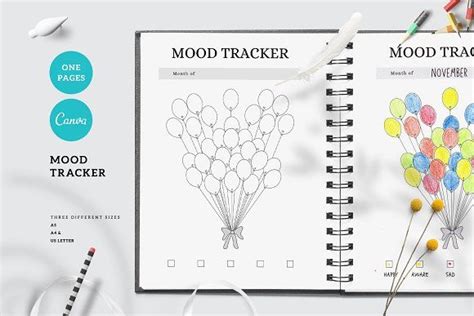 Canva Mood Tracker Website Design Tools Colorful Backgrounds Mood