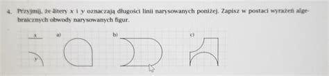 PLSSS NA TERAZ POTRZEBUJE Przyjmij że litery xi y oznaczają długości