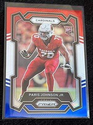 Prizm Red White Blue Rookie Paris Johnson Jr Cardinals Ebay