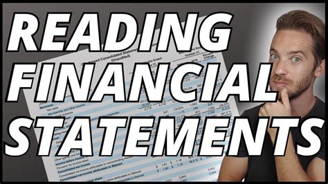 HOW TO READ FINANCIAL STATEMENTS BEGINNER WALKTHROUGH YouTube