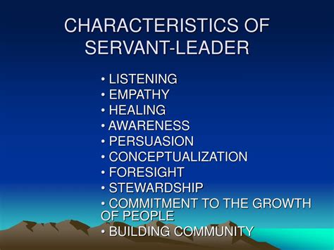 PPT - SERVANT-LEADER PowerPoint Presentation, free download - ID:1221449