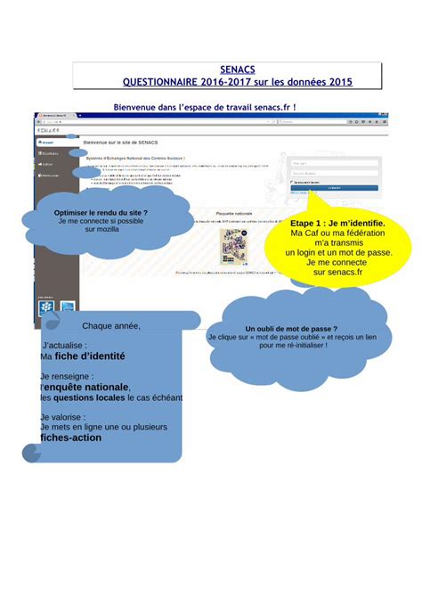 Pdf Bienvenue Dans Lespace De Travail Senacsfr · 1 Fiche D