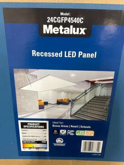 4500 Lumens Integrated LED Flat Panel Light 4000K 2 ft x 4 ft ( See ...