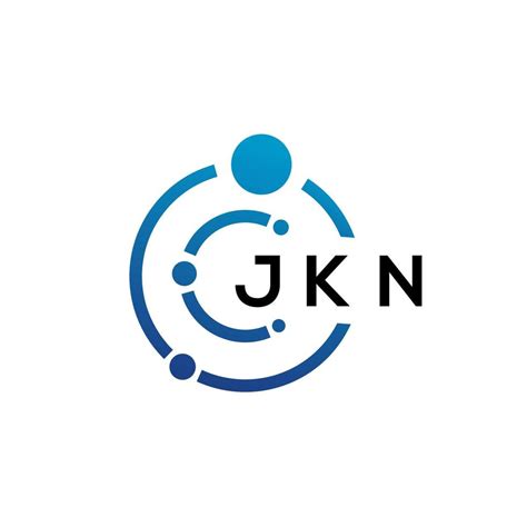 JKN letter technology logo design on white background. JKN creative ...