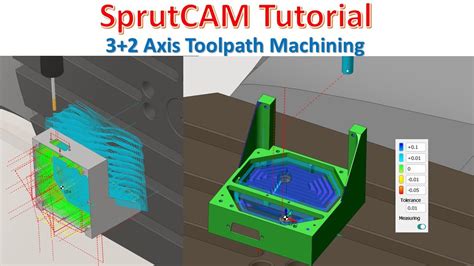 SprutCAM Tutorial 72 Mill 5 Axis Part Machining With 3 2 Mill