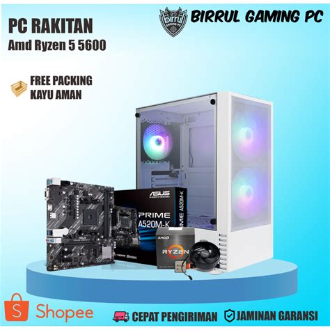 Jual PC GAMING RYZEN 5 5600 I 16GB I 256GB I 1TB I RX 6650 Xt 8GB