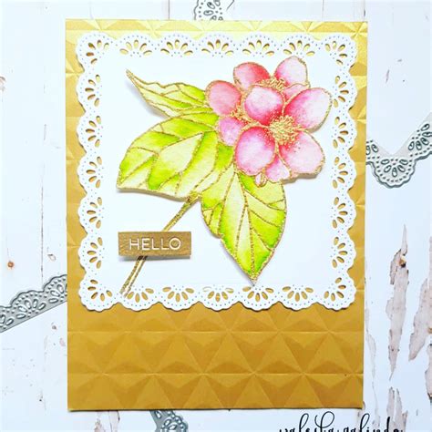 Frilly Lace Nested Square Die Set Gina Marie Designs Scrapbook