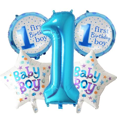 1st Birthday Balloons Boy - 1st Birthday Ideas