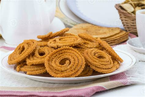 Indian Traditional Gujarati Snack Chakli Stock Photo At Vecteezy