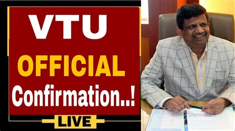 VTU OFFICIAL CONFIRMATION VTU UPDATE TODAY 2022 VTU LATEST UPDATE