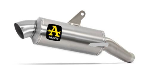 ARROW EXHAUST INDY RACE SLIP ON TITANIUM APPROVED FOR APRILIA TUAREG