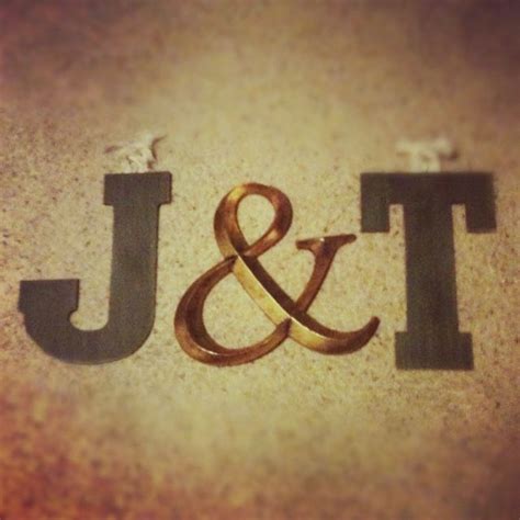 Our Initials J T Calligraphy Decorating Save Fun Quick Jewelry