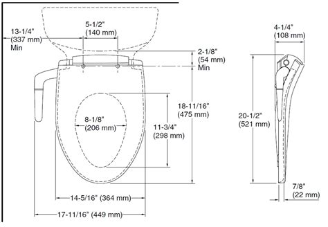 KOHLER K 5724 Puretide Quiet Close Elongated Manual Bidet Toilet Seat