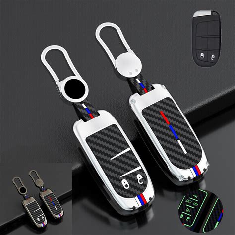 Zinc Alloy Silicone Car Key Fob Case Cover For Jeep Grand Chrysler