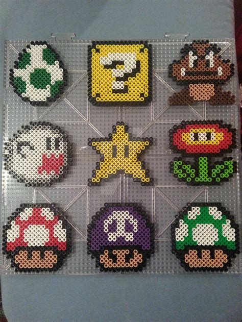 Mario Perler Bead Ornaments By AshMoonDesigns On DeviantArt