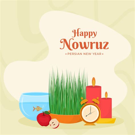 Persian New Year Happy Nowruz Background 20744418 Vector Art At Vecteezy