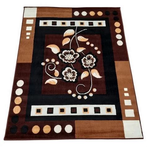 Silk Brown Floral Print Floor Carpet At Rs 1499 Piece In Bhadohi ID