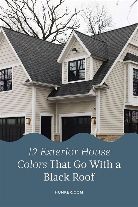 12 Exterior House Colors That Go With a Black Roof | Hunker | House ...