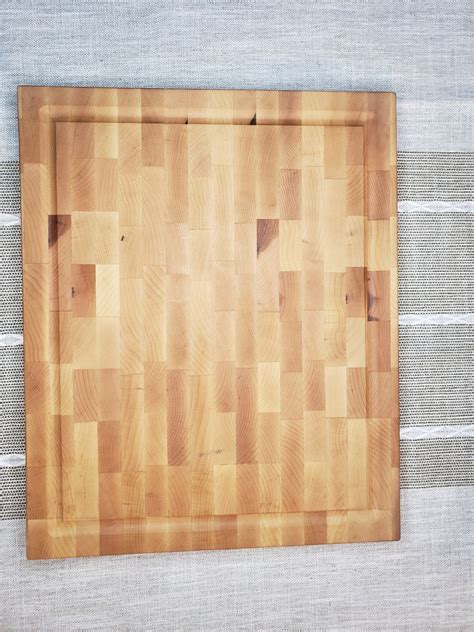 Maple End Grain Butchers Block Cutting Board X X Etsy